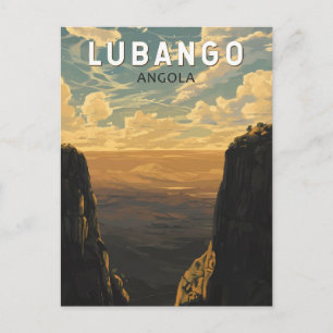 Lubango Angola Travel Art Vintage Postcard