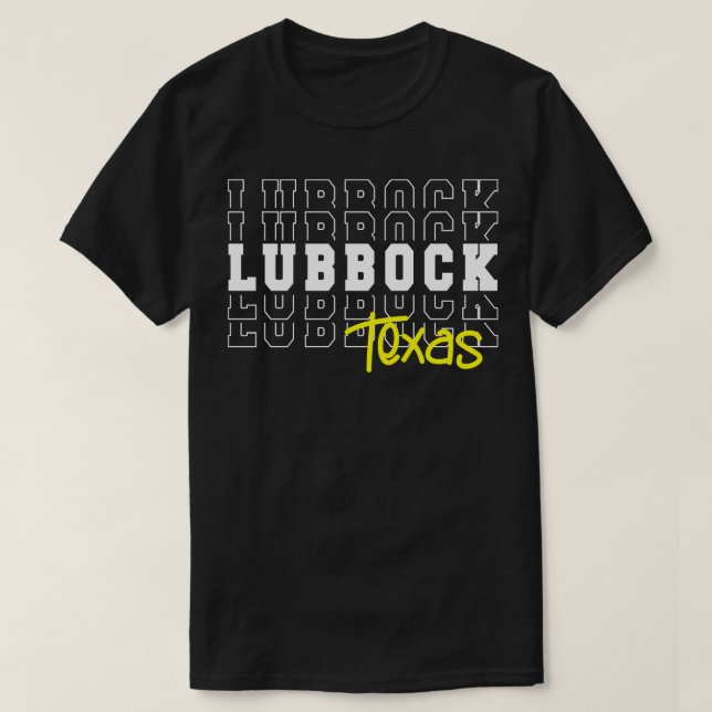 Lubbock city Texas Lubbock TX T-Shirt (Design Front)