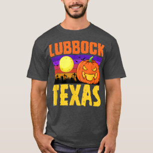 Lubbock Teas Happy Halloween Party Local City Prid T-Shirt