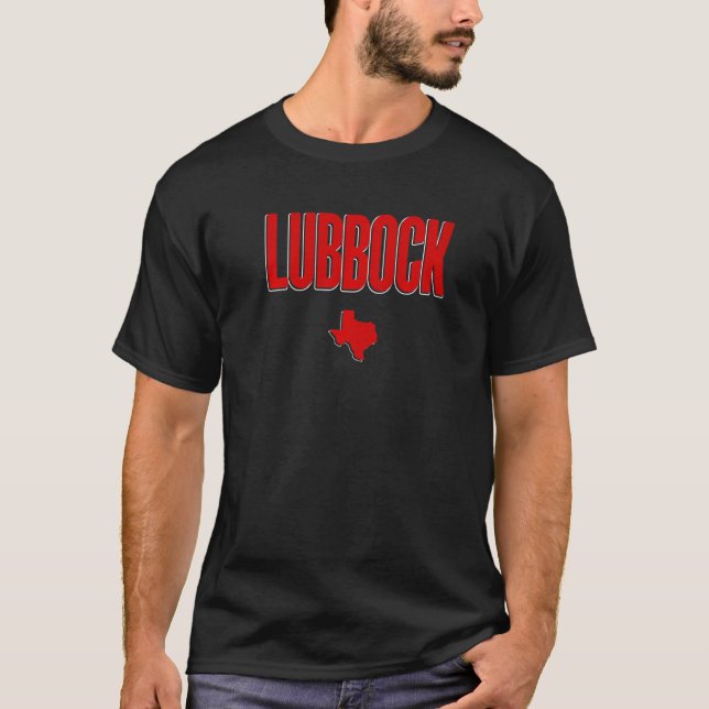 Lubbock Texas Home State T-Shirt (Front)