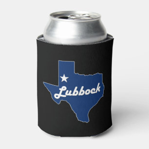 Lubbock, Texas Lonestar State West Texas Beverage Can Cooler