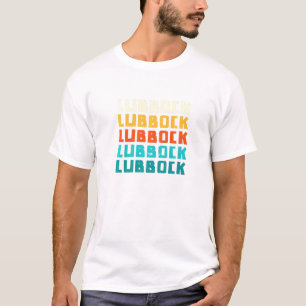 Lubbock Texas Vintage Tx Retro Collection American T-Shirt