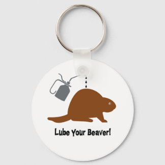 Lube Beaver Key Ring