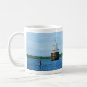 Lubec Channel Lighthosue Painting Coffee Mug