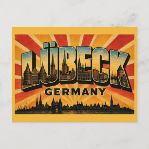 Lübeck Germany Holstentor Postcard
