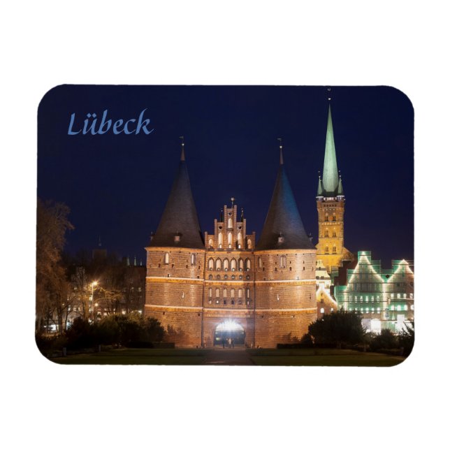 Lübeck photo magnet (Horizontal)