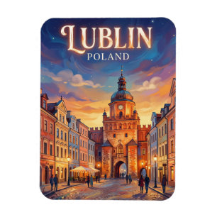 Lublin Old Town Poland Magnet