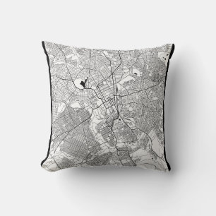 Lubumbashi DR Congo Map Cushion