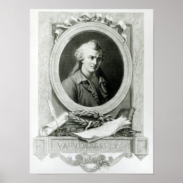 Luc de Clapiers  Marquis of Vauvenargues Poster (Front)