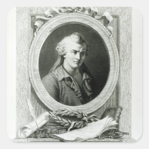 Luc de Clapiers Marquis of Vauvenargues Square Sticker