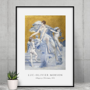 Luc-Olivier Merson - Allegory of Fortune (1896) Poster