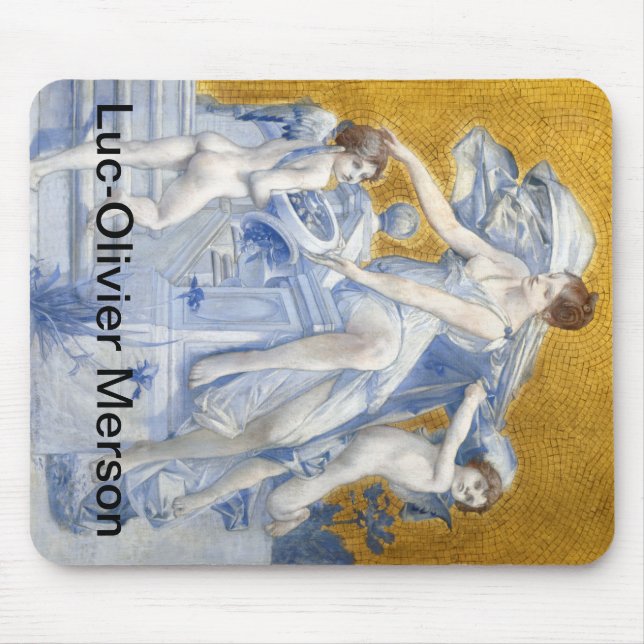 Luc-Olivier Merson Allegory of Fortune Mouse Pad (Front)