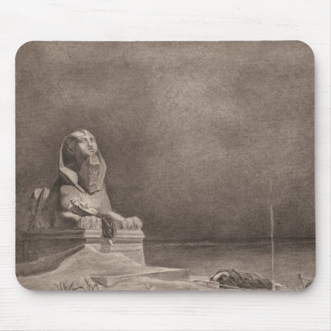 Luc-Olivier Merson Rest on the Flight to Egypt Mouse Pad (Front)