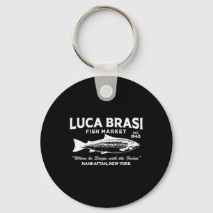 Luca Brasi Fish Market The Godfather Est 1945 Fish Key Ring