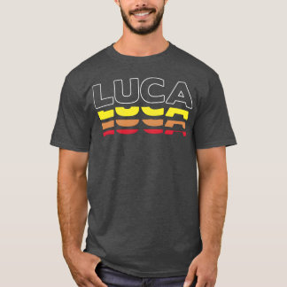 Luca First Name Funny Vintage Sunset Luca gift T-Shirt