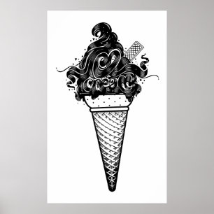 Luca Ionescu "Ice Cream" Poster