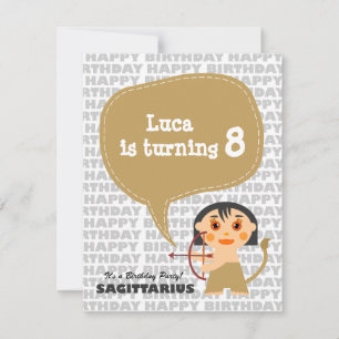 Luca Kids Party Invitation