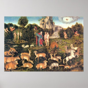 Lucas Cranach the Elder - Paradise Poster