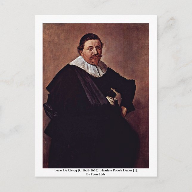 Lucas De Clercq (C.1603-1652). Postcard (Front)