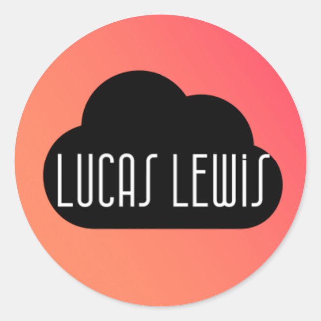 Lucas Lewis Logo Sticker (Front)