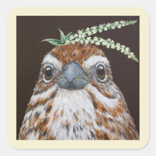 Lucas the song sparrow stickers