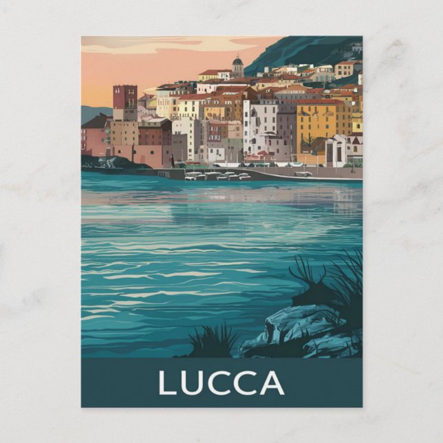 Lucca Italy Postcard (Front)