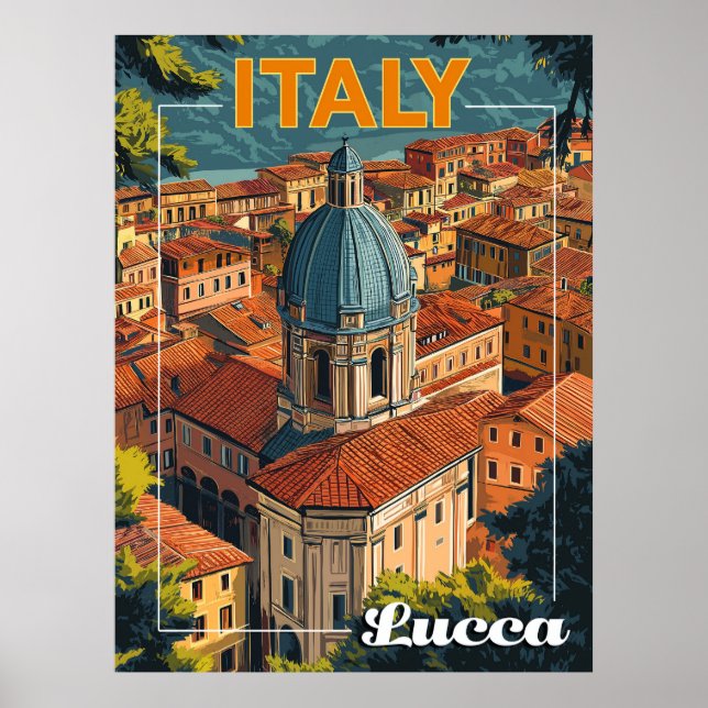 Lucca, Italy  Poster (Front)