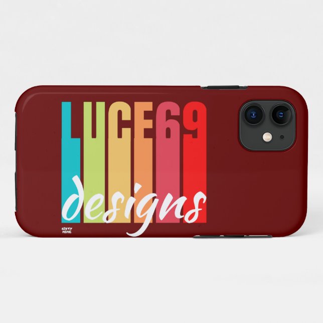 "LUCE69 DESIGNS" logo    Case-Mate iPhone Case (Back (Horizontal))