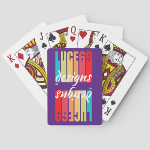 "LUCE69 DESIGNS" logo Playing Cards