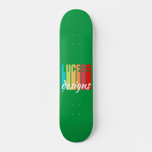 "LUCE69 DESIGNS" logo Skateboard