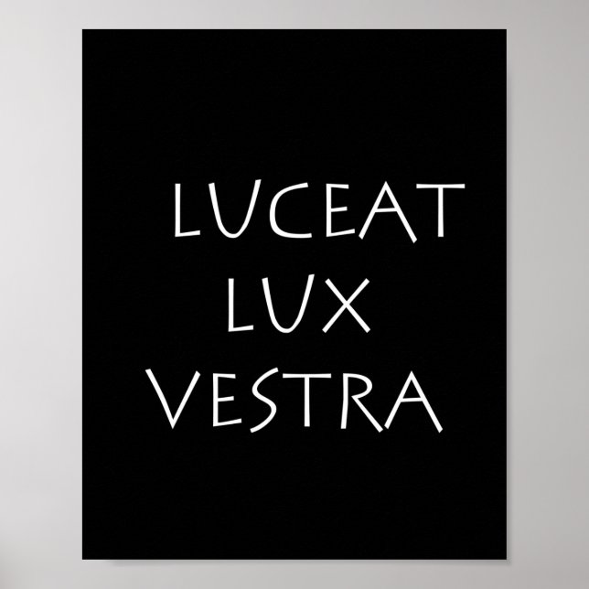 Luceat lux vestra poster (Front)