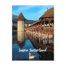 Lucerne Chapel bridge in Switzerland