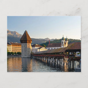 Lucerne Covered Bridge Postcard