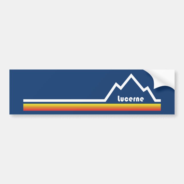 Lucerne, Switzerland Bumper Sticker (Front)