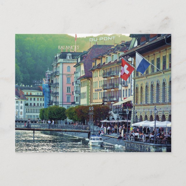 Lucerne Switzerland Post Card (Front)