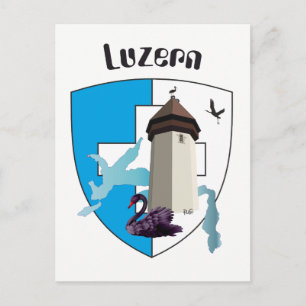 Lucerne Switzerland postcard