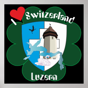 Lucerne Switzerland Switzerland Poster