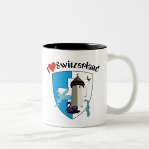 Lucerne Switzerland Two-Tone Coffee Mug