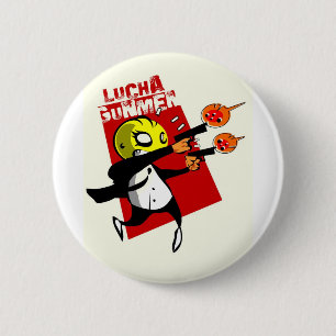Lucha Gunmen 6 Cm Round Badge
