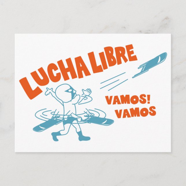 LUCHA LIBRE#28 POSTCARD (Front)