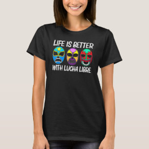 Lucha Libre Art For Men Women Wrestling Wrestler M T-Shirt