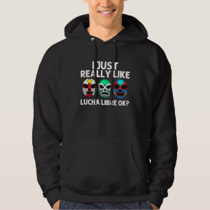 Lucha Libre For Men Women Mexican Wrestling Mask Hoodie