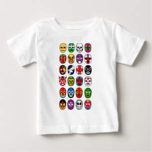 Lucha Libre Luchador Mexican Wrestling Masks Baby T-Shirt