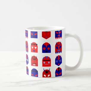 lucha libre masks coffee mug