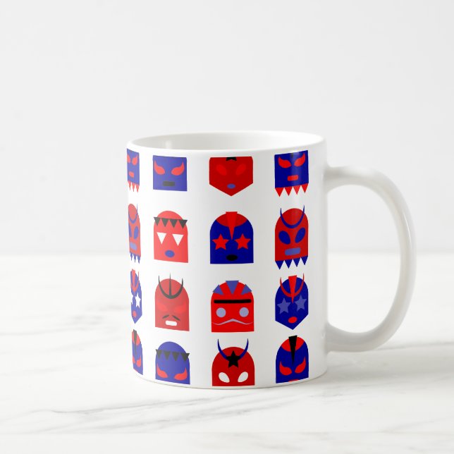 lucha libre masks coffee mug (Right)