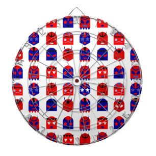 lucha libre masks dartboard