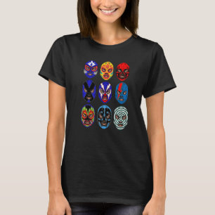 Lucha Libre Masks Mexican Wrestling Mask Premium T-Shirt