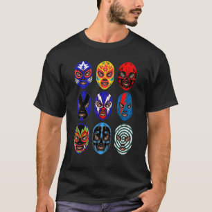 Lucha Libre Masks Mexican Wrestling Mask T-Shirt