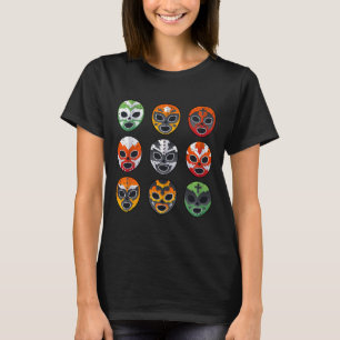 Lucha Libre Masks Shirt Boy Men Mexican Wrestling 