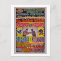 Lucha Libre Match Poster